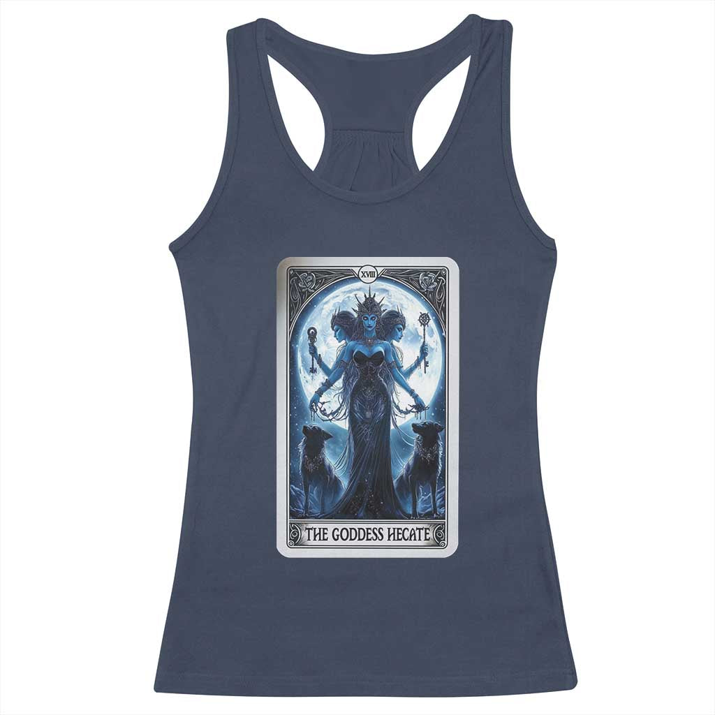 Greek Mythology Hecate Triple Goddess Racerback Tank Top Moon Pagan Gothic Witch