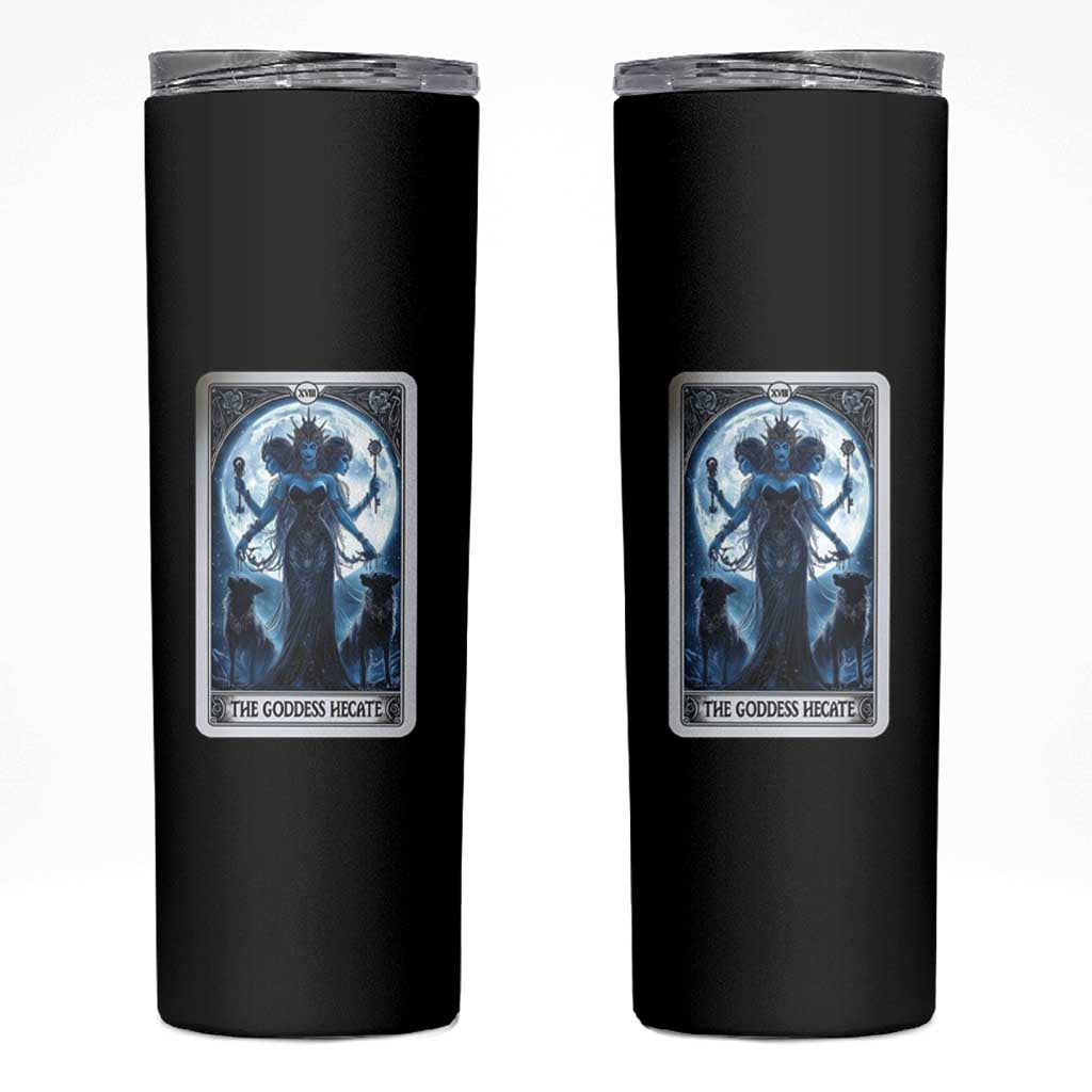 Greek Mythology Hecate Triple Goddess Skinny Tumbler Moon Pagan Gothic Witch