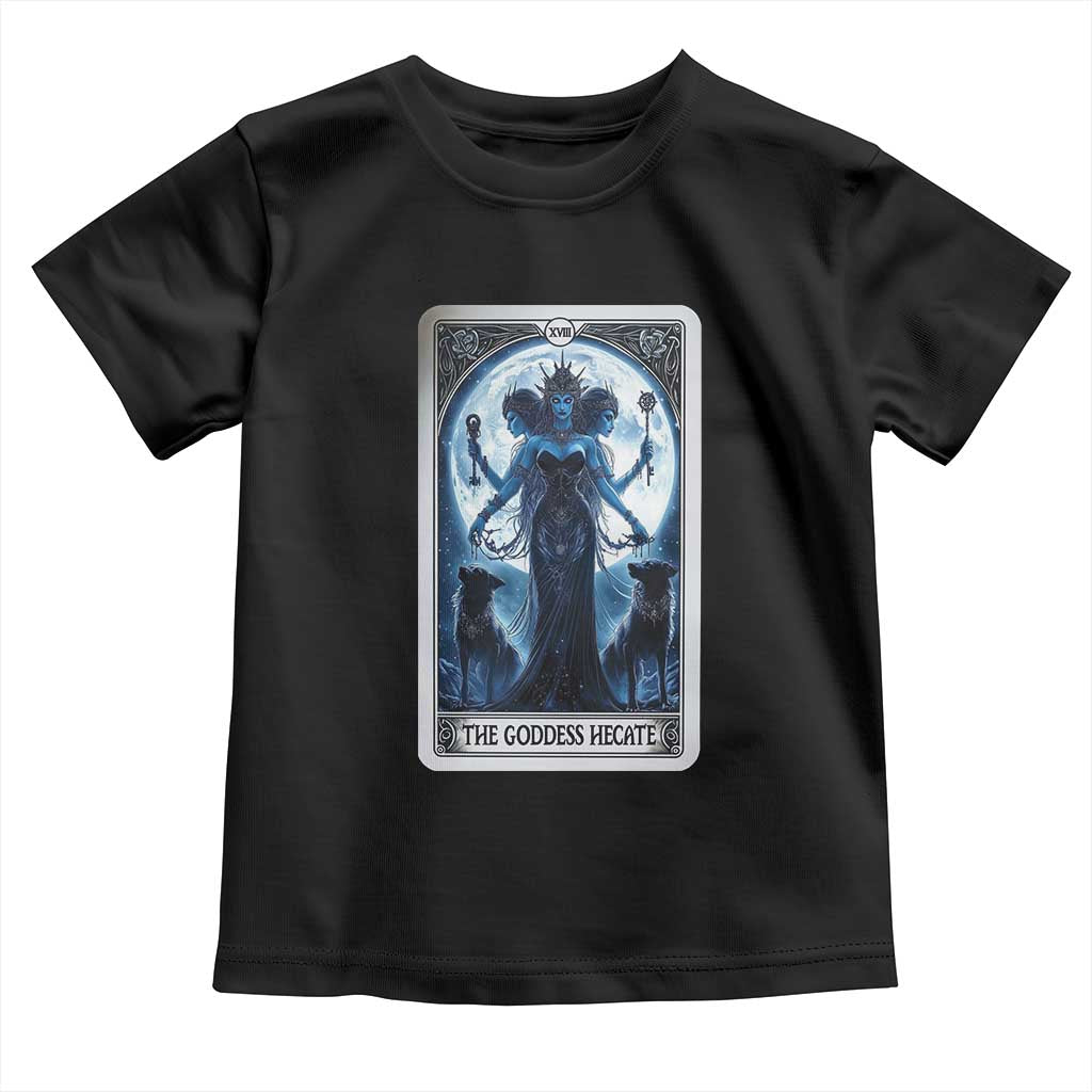 Greek Mythology Hecate Triple Goddess Toddler T Shirt Moon Pagan Gothic Witch
