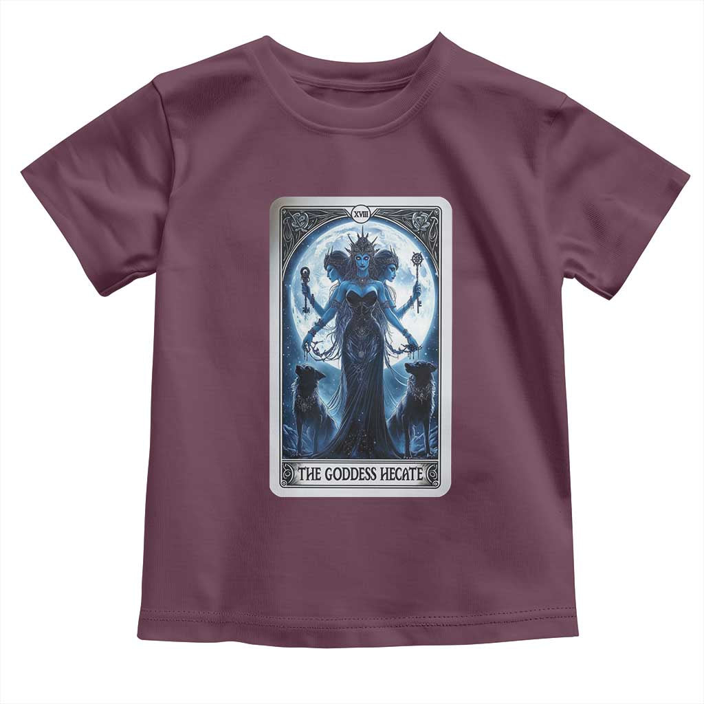 Greek Mythology Hecate Triple Goddess Toddler T Shirt Moon Pagan Gothic Witch