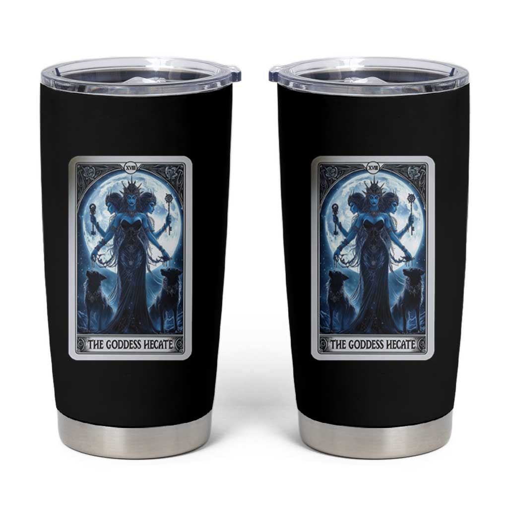 Greek Mythology Hecate Triple Goddess Tumbler Cup Moon Pagan Gothic Witch