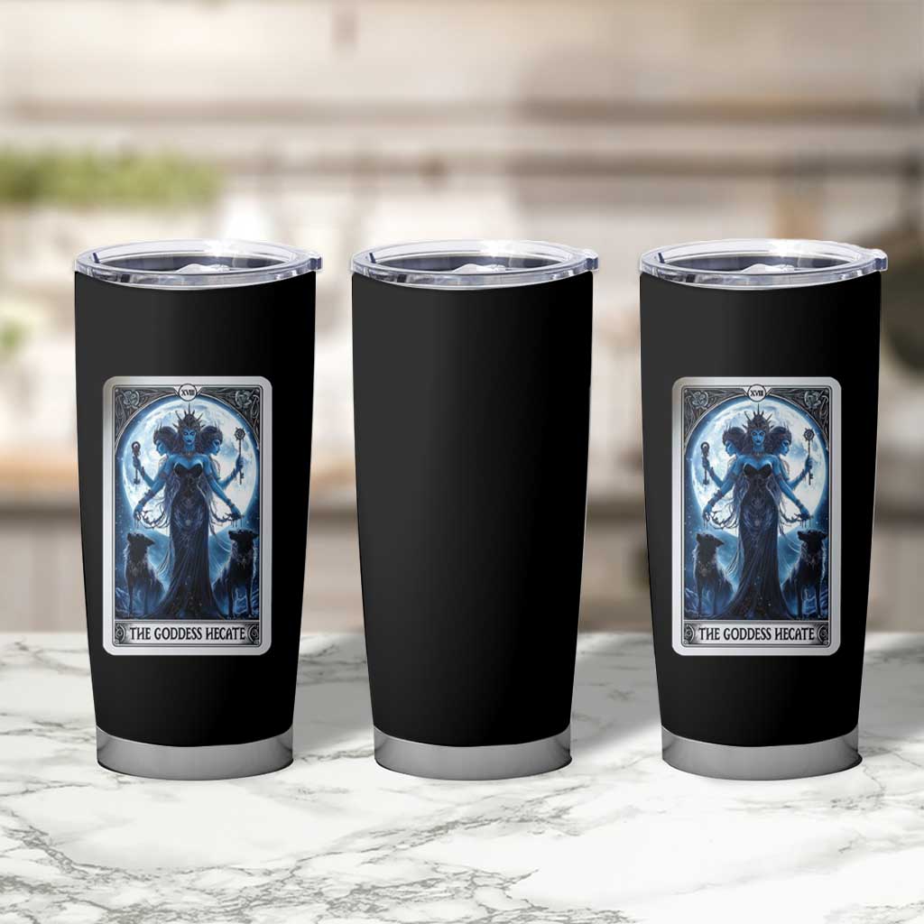 Greek Mythology Hecate Triple Goddess Tumbler Cup Moon Pagan Gothic Witch