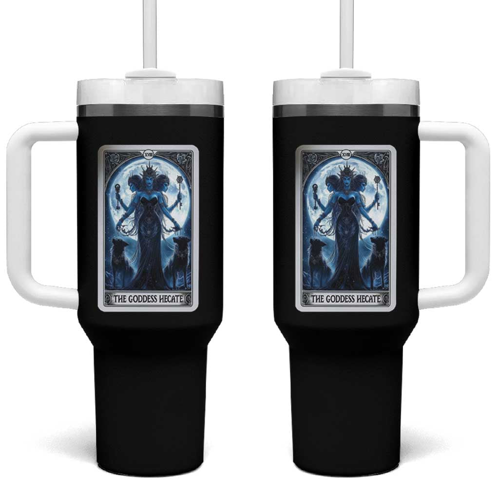 Greek Mythology Hecate Triple Goddess Tumbler With Handle Moon Pagan Gothic Witch