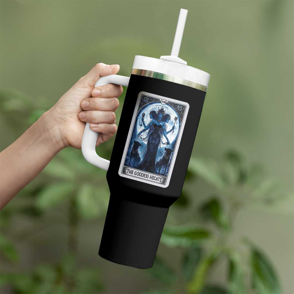 Greek Mythology Hecate Triple Goddess Tumbler With Handle Moon Pagan Gothic Witch