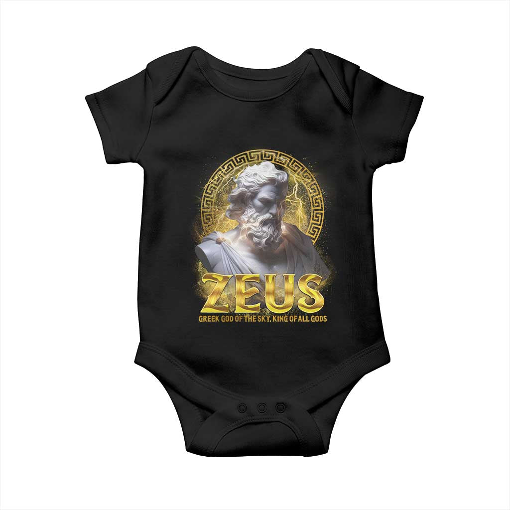 Greek Mythology Zeus Baby Onesie God Of The Sky King Of All Gods