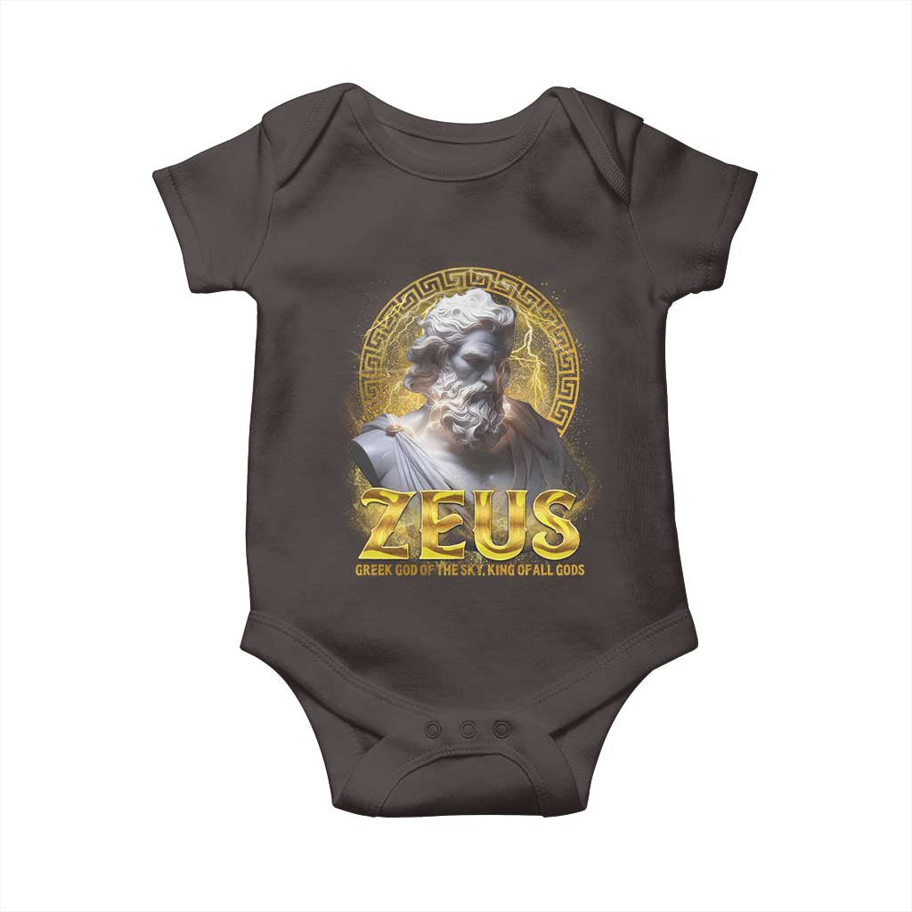 Greek Mythology Zeus Baby Onesie God Of The Sky King Of All Gods