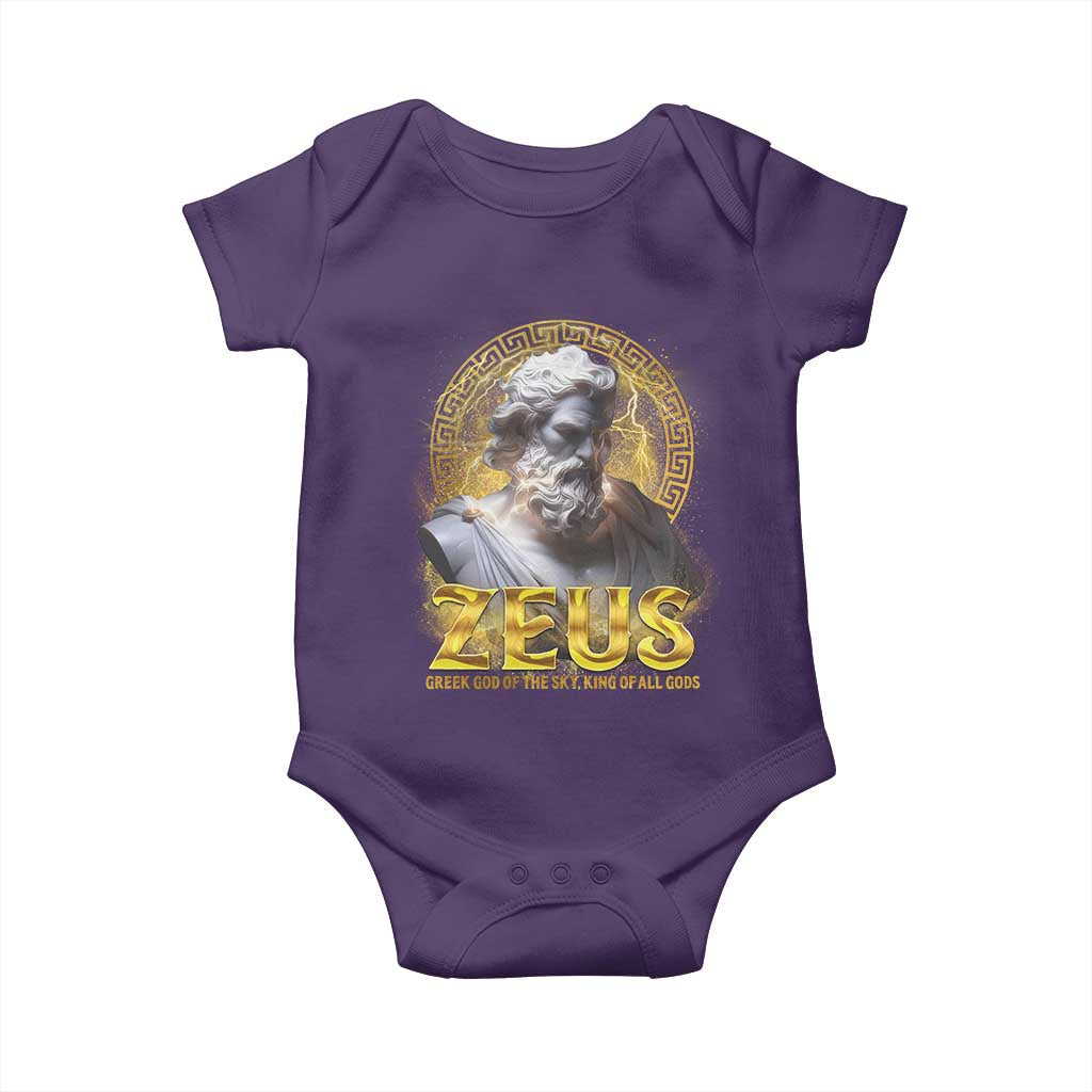 Greek Mythology Zeus Baby Onesie God Of The Sky King Of All Gods
