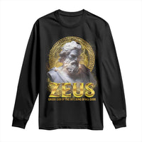 Greek Mythology Zeus Long Sleeve Shirt God Of The Sky King Of All Gods