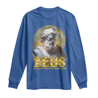 Greek Mythology Zeus Long Sleeve Shirt God Of The Sky King Of All Gods