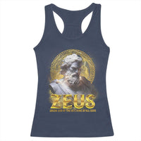 Greek Mythology Zeus Racerback Tank Top God Of The Sky King Of All Gods