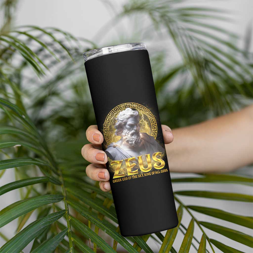 Greek Mythology Zeus Skinny Tumbler God Of The Sky King Of All Gods