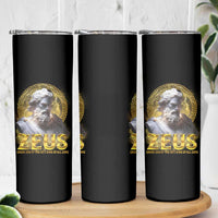 Greek Mythology Zeus Skinny Tumbler God Of The Sky King Of All Gods