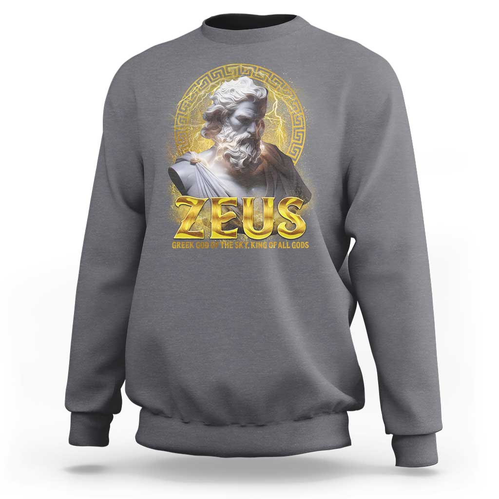 Greek Mythology Zeus Sweatshirt God Of The Sky King Of All Gods