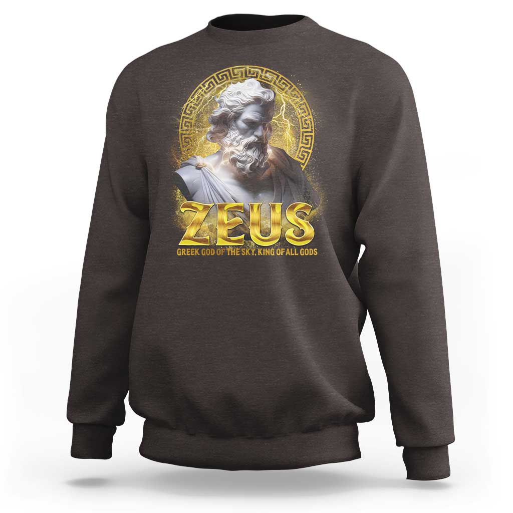 Greek Mythology Zeus Sweatshirt God Of The Sky King Of All Gods