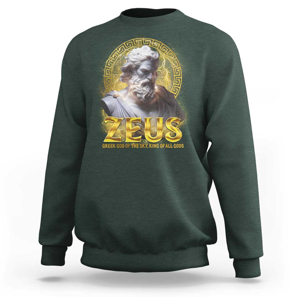 Greek Mythology Zeus Sweatshirt God Of The Sky King Of All Gods