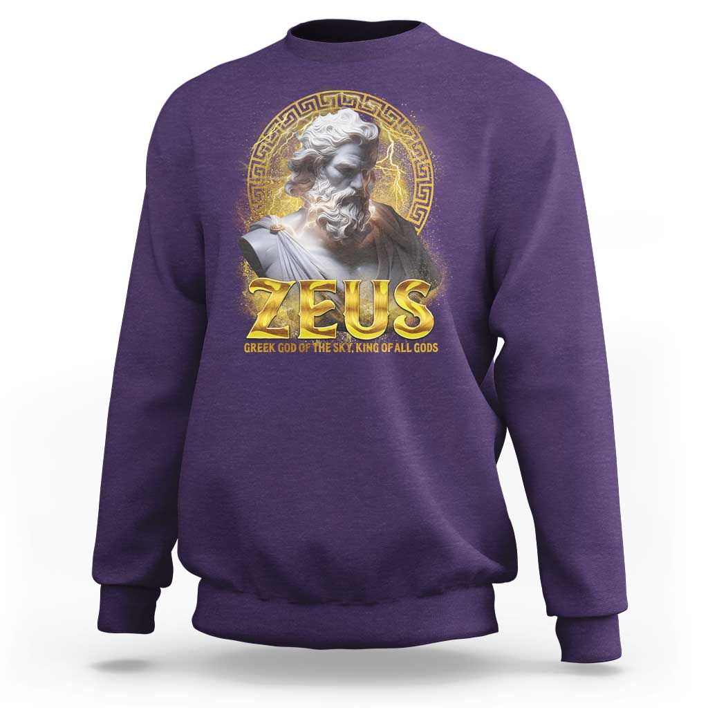 Greek Mythology Zeus Sweatshirt God Of The Sky King Of All Gods