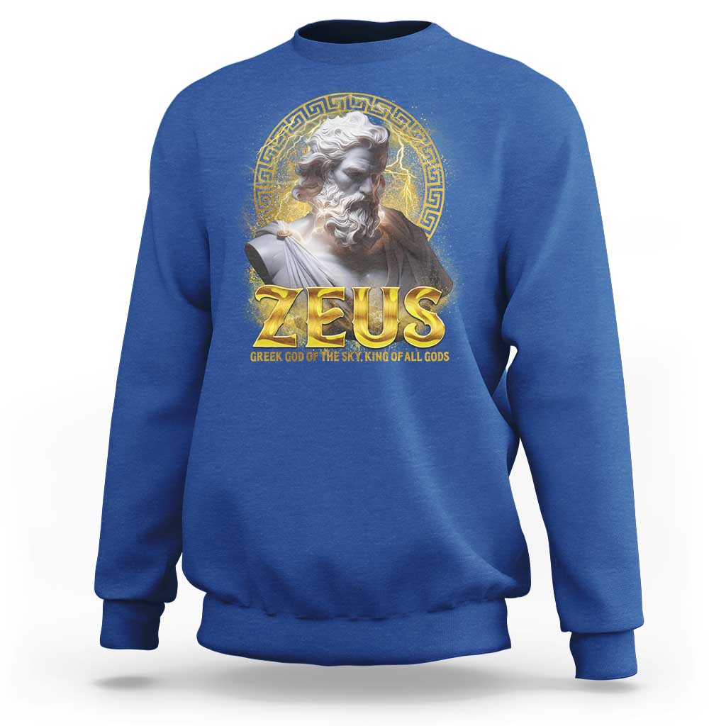 Greek Mythology Zeus Sweatshirt God Of The Sky King Of All Gods