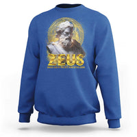 Greek Mythology Zeus Sweatshirt God Of The Sky King Of All Gods