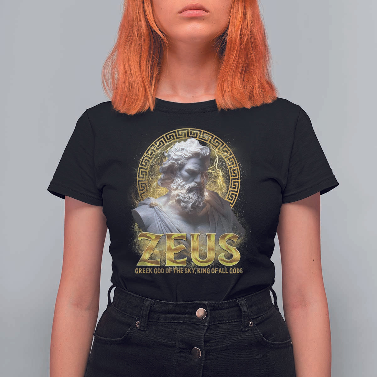 Greek Mythology Zeus T Shirt For Women God Of The Sky King Of All Gods