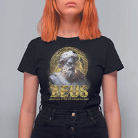 Greek Mythology Zeus T Shirt For Women God Of The Sky King Of All Gods
