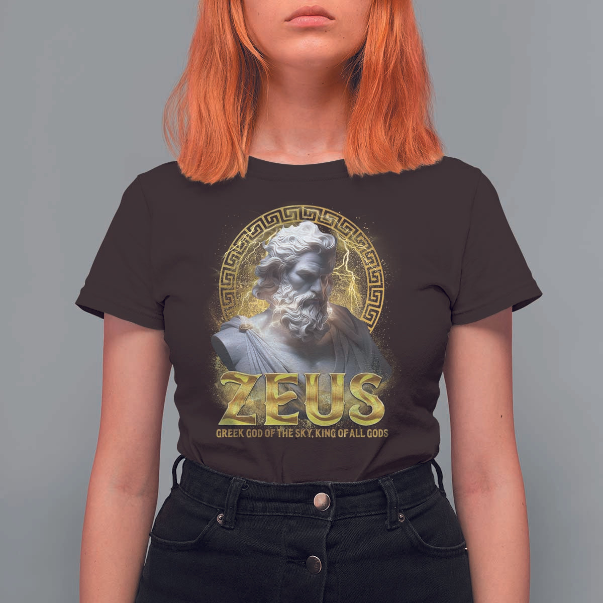 Greek Mythology Zeus T Shirt For Women God Of The Sky King Of All Gods