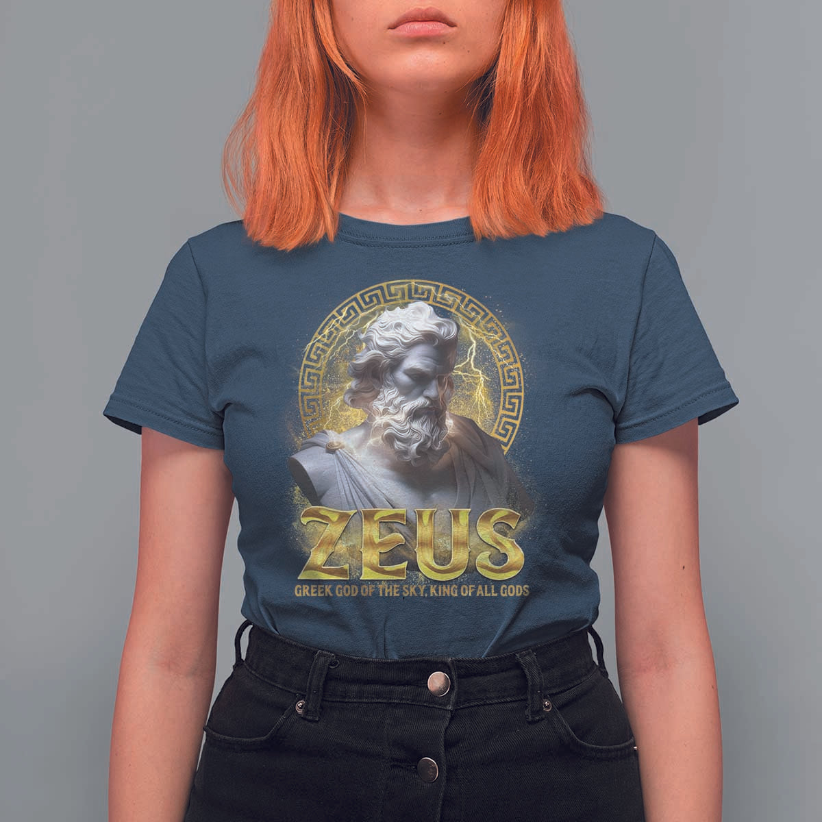 Greek Mythology Zeus T Shirt For Women God Of The Sky King Of All Gods