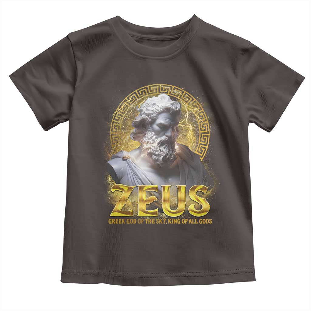 Greek Mythology Zeus Toddler T Shirt God Of The Sky King Of All Gods