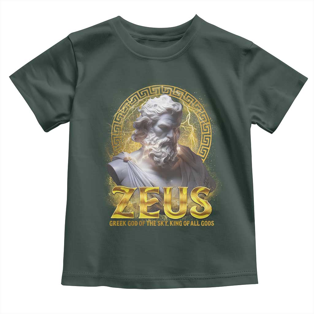 Greek Mythology Zeus Toddler T Shirt God Of The Sky King Of All Gods