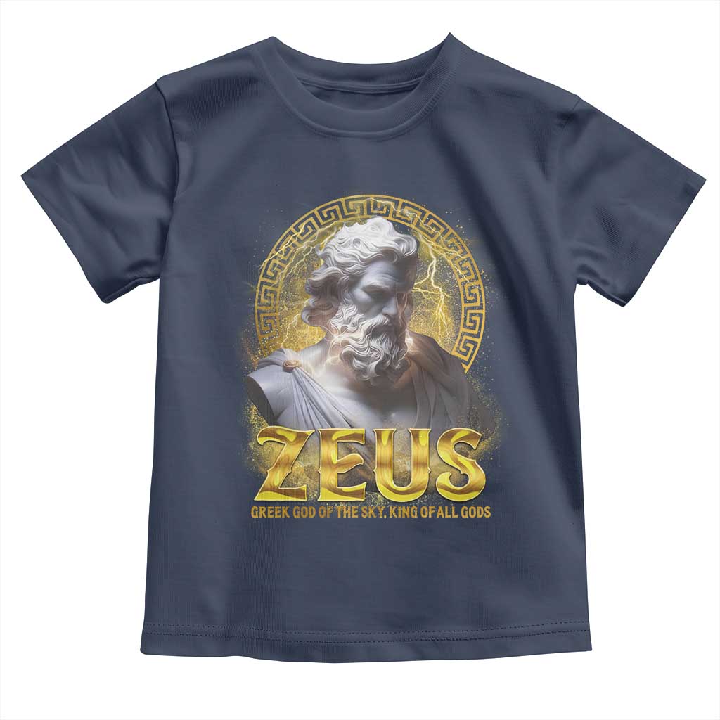 Greek Mythology Zeus Toddler T Shirt God Of The Sky King Of All Gods