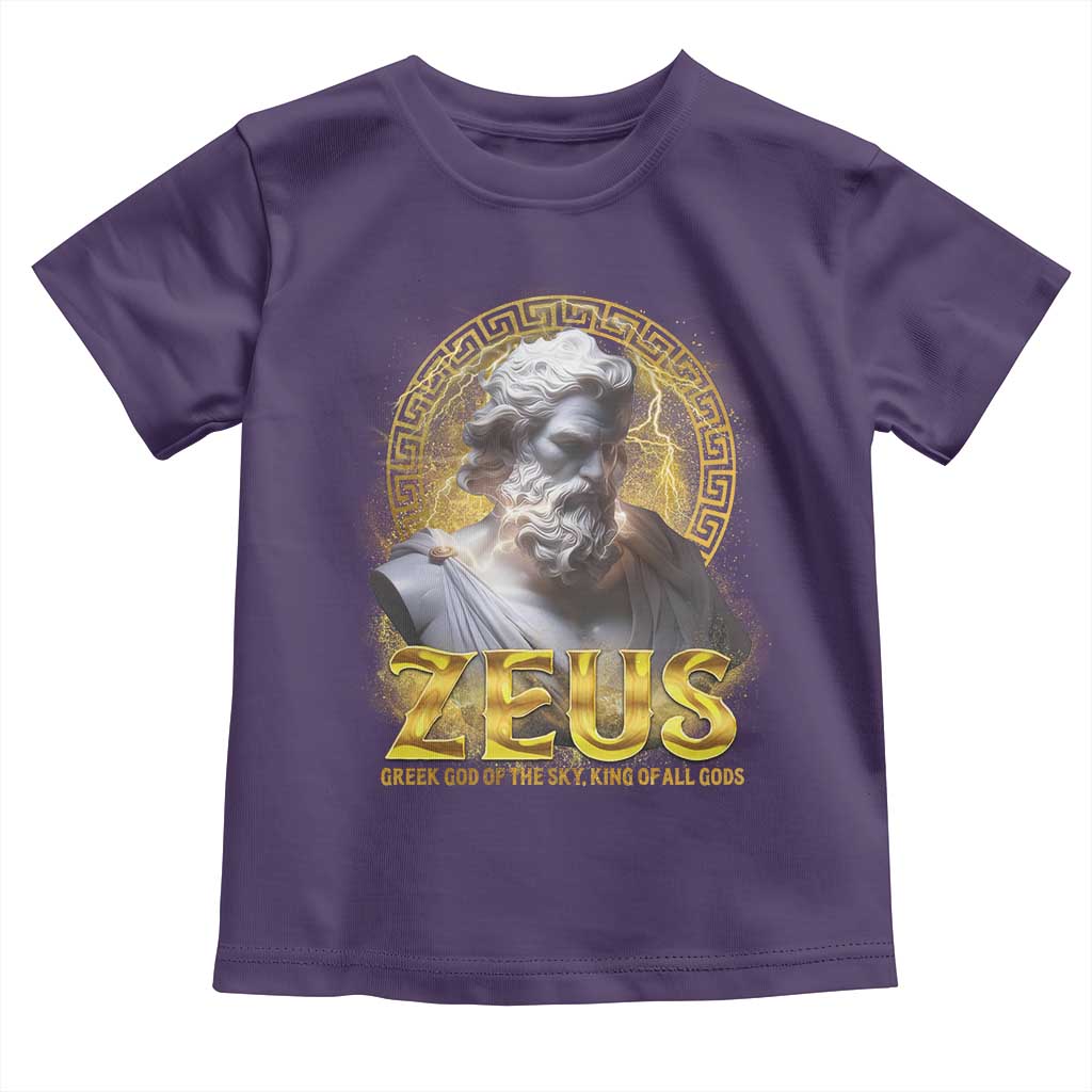 Greek Mythology Zeus Toddler T Shirt God Of The Sky King Of All Gods