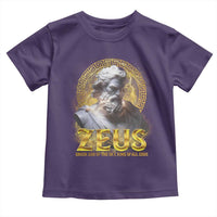 Greek Mythology Zeus Toddler T Shirt God Of The Sky King Of All Gods