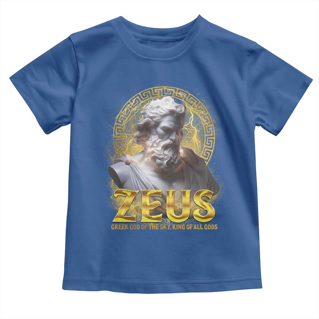 Greek Mythology Zeus Toddler T Shirt God Of The Sky King Of All Gods