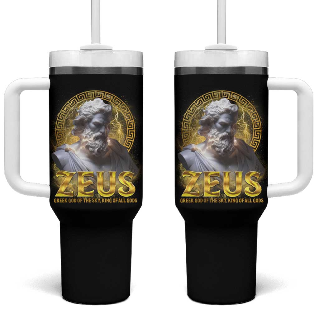 Greek Mythology Zeus Tumbler With Handle God Of The Sky King Of All Gods