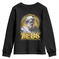 Greek Mythology Zeus Youth Sweatshirt God Of The Sky King Of All Gods
