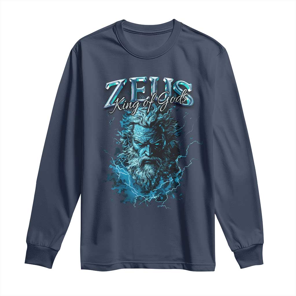 Greek Mythology Zeus Long Sleeve Shirt King Of Gods