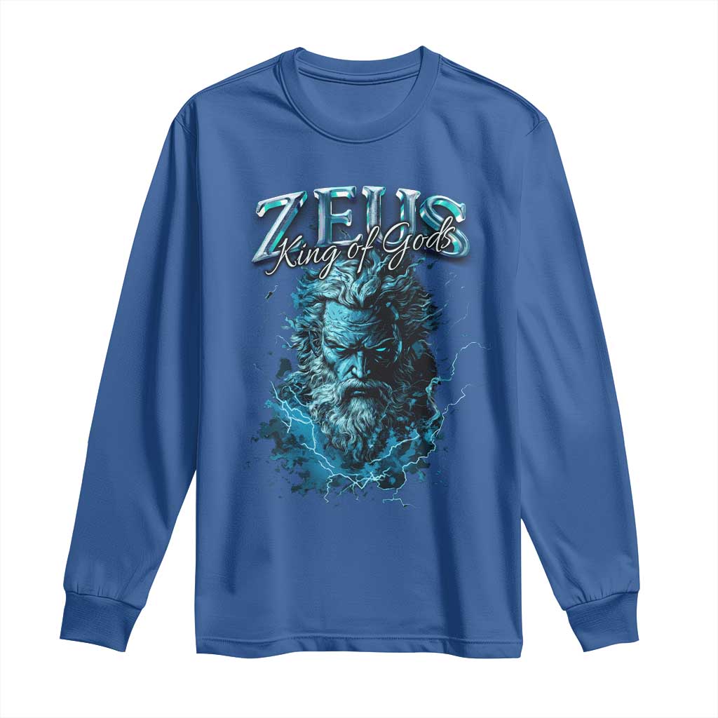 Greek Mythology Zeus Long Sleeve Shirt King Of Gods
