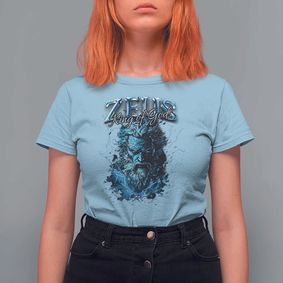 Greek Mythology Zeus T Shirt For Women King Of Gods