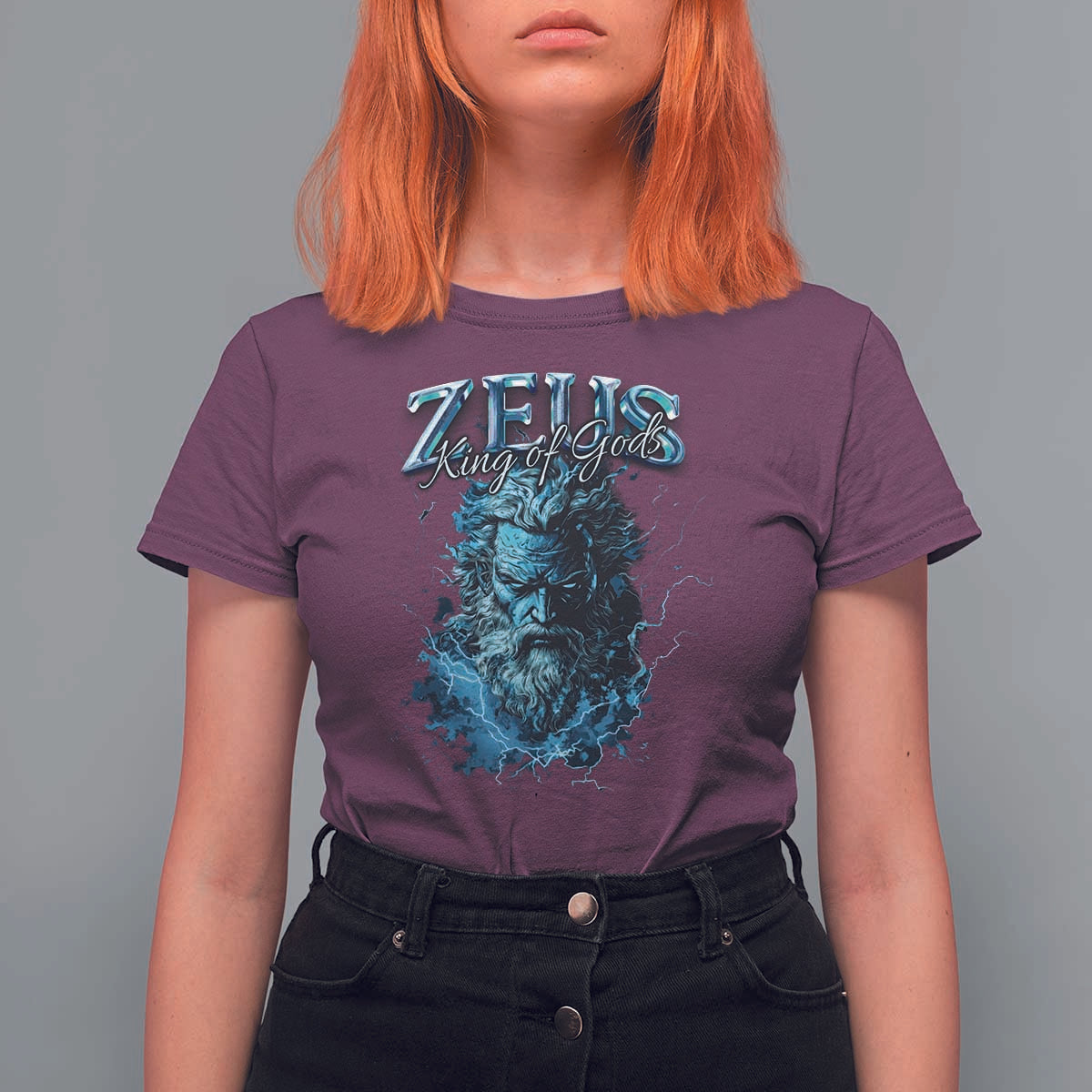 Greek Mythology Zeus T Shirt For Women King Of Gods