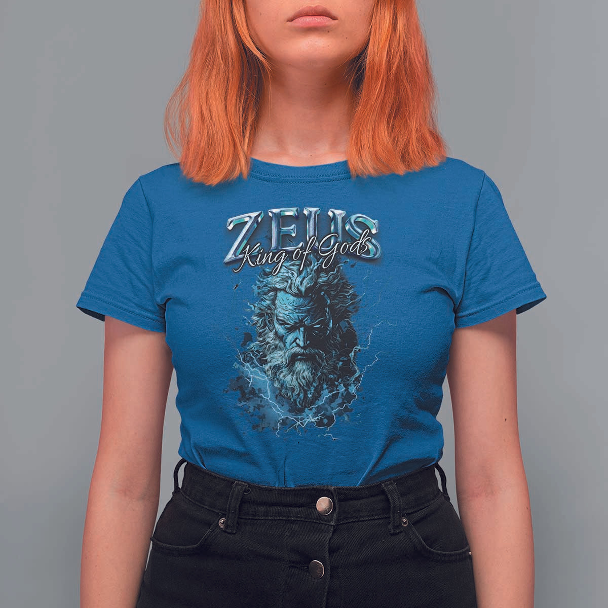 Greek Mythology Zeus T Shirt For Women King Of Gods