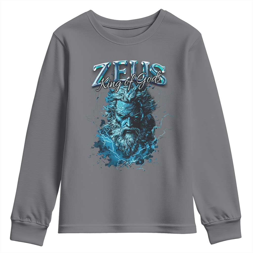 Greek Mythology Zeus Youth Sweatshirt King Of Gods