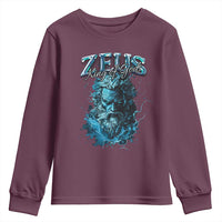 Greek Mythology Zeus Youth Sweatshirt King Of Gods