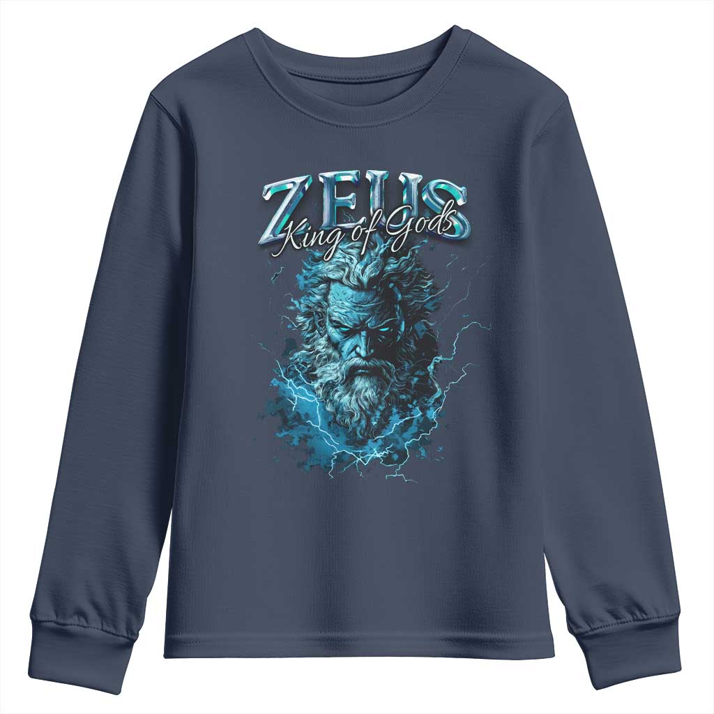 Greek Mythology Zeus Youth Sweatshirt King Of Gods