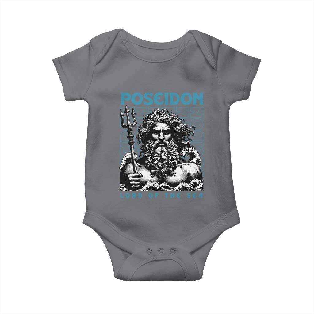 Greek Mythology Poseidon Baby Onesie Lord Of The Sea Trident