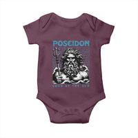 Greek Mythology Poseidon Baby Onesie Lord Of The Sea Trident