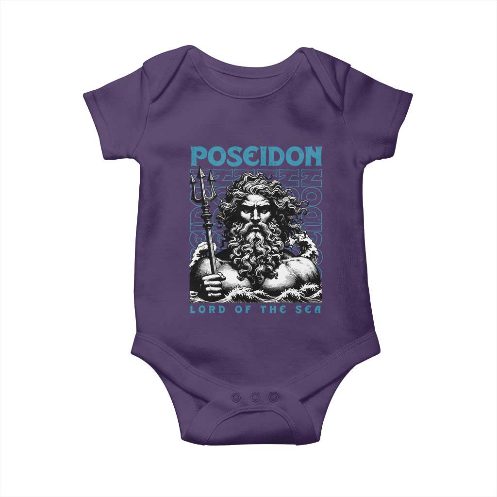 Greek Mythology Poseidon Baby Onesie Lord Of The Sea Trident