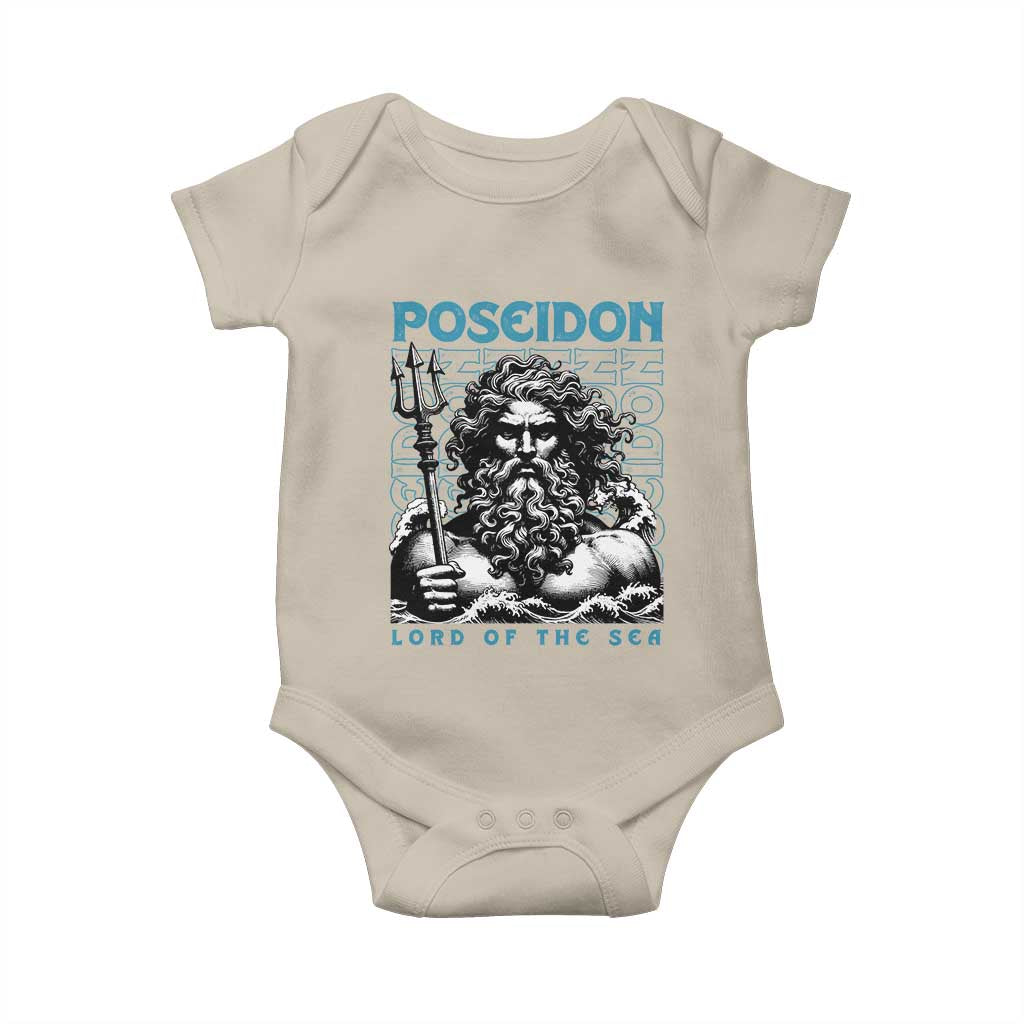 Greek Mythology Poseidon Baby Onesie Lord Of The Sea Trident