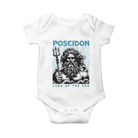 Greek Mythology Poseidon Baby Onesie Lord Of The Sea Trident