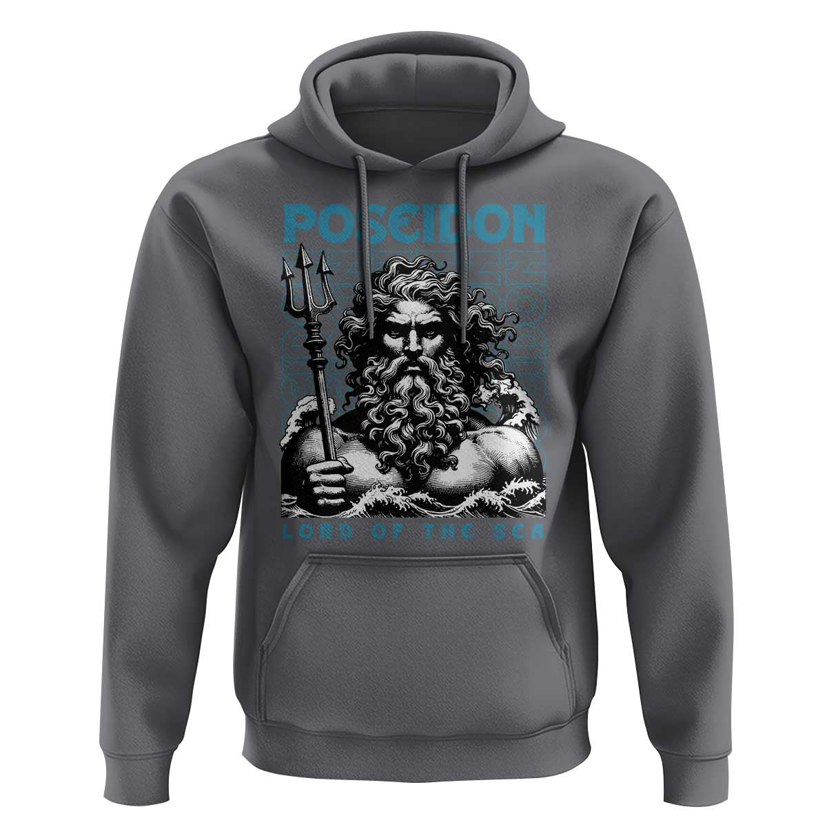 Greek Mythology Poseidon Hoodie Lord Of The Sea Trident