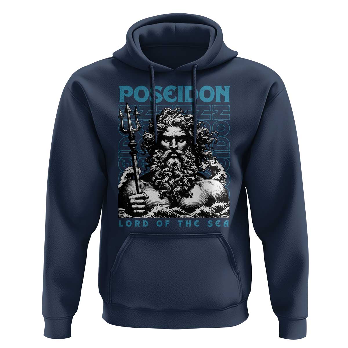 Greek Mythology Poseidon Hoodie Lord Of The Sea Trident