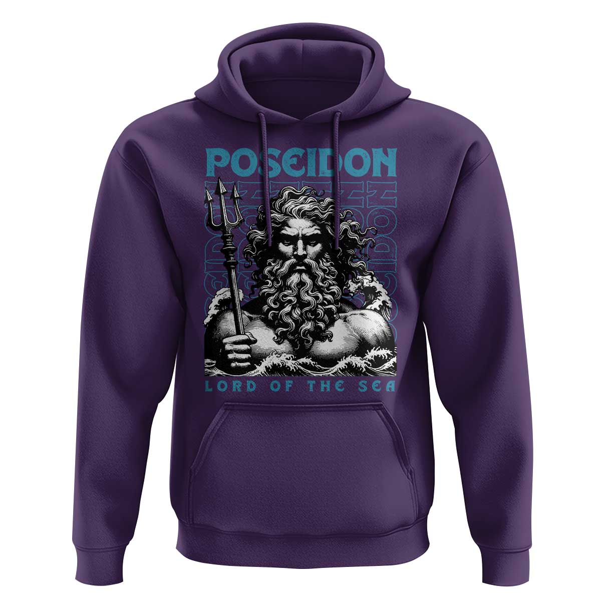 Greek Mythology Poseidon Hoodie Lord Of The Sea Trident
